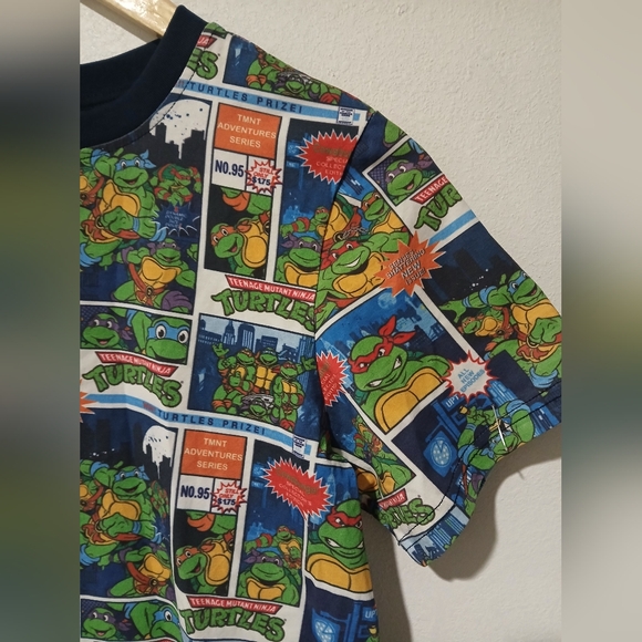 TMNT × Andy & Evan Comic Book Print Tee, Multicolor Kids Size: 12 - Picture 2 of 9